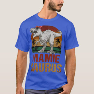 Mamiesaurus T Rex Dinosaur Mamie Saurus Vintage T-Shirt