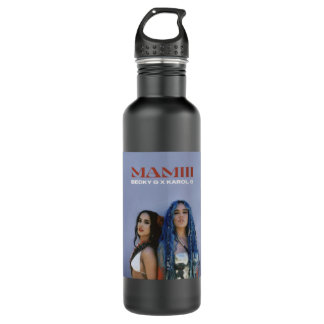 MAMIII becky g karol g album cover 710 Ml Water Bottle