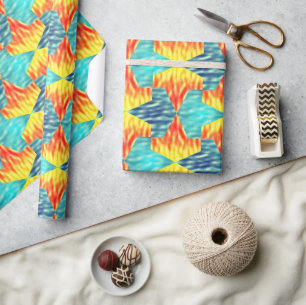 Mamluks Fire and Water Pattern Wrapping Paper