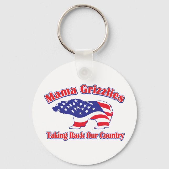 Mamma-Grizzlies Keychain (Front)