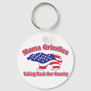 Mamma-Grizzly Keychain