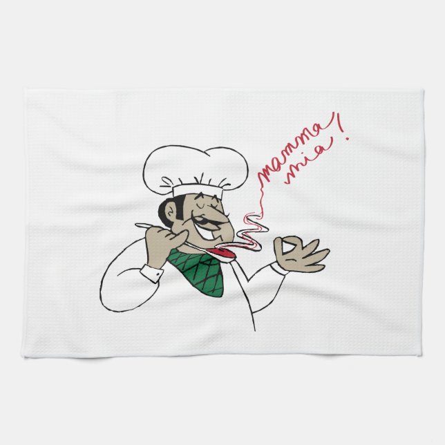Mamma Mia Kitchen Towel (Horizontal)