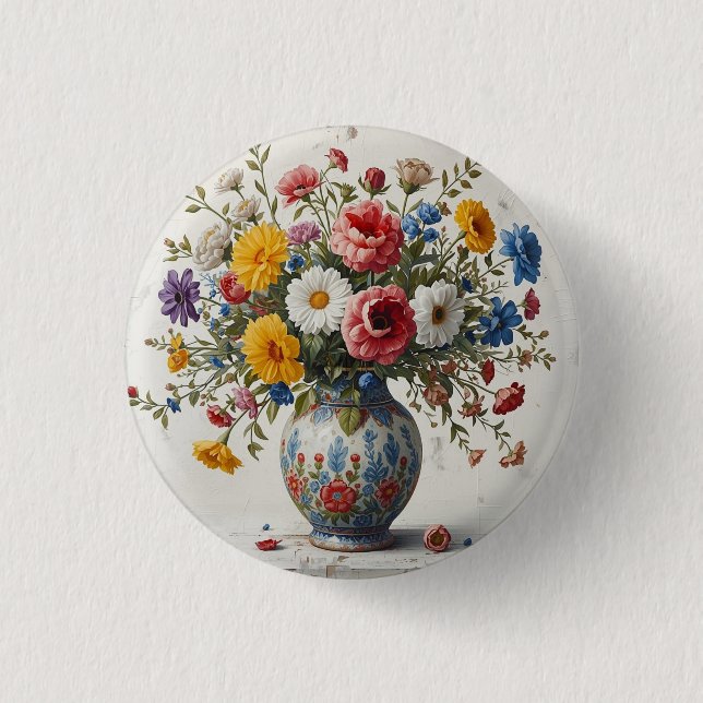 Mamma Mia! - Nonna Mia!  1 Inch Round Button (Front)