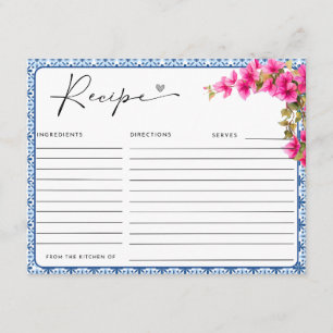 Mamma Mia! Recipe Enclosure Card