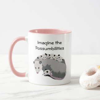 Mamma Opossum & Family Mug
