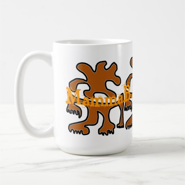 MammaBASIL Design Mug! Coffee Mug (Left)