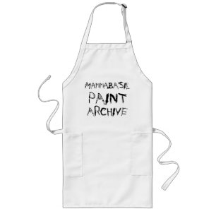 MammaBASIL's Paint Archive Apron! Long Apron