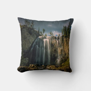 Mammatocumulus clouds at sunset throw pillow