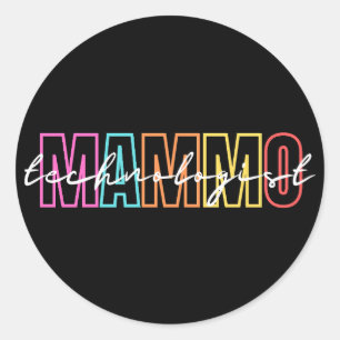 Mammo Classic Round Sticker