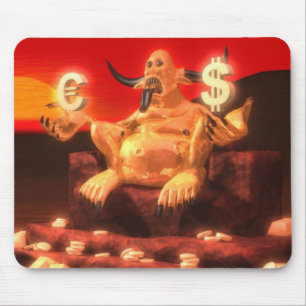 Mammon Demon God of Money Mouse Pad