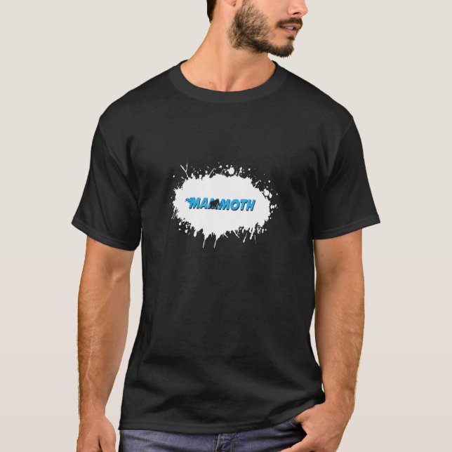 Mammoth Animal Fun Splash T-Shirt (Front)