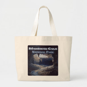 Mammoth Cave National Park Kentucky Large Tote Bag