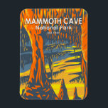 Mammoth Cave National Park Kentucky  Magnet<br><div class="desc">Mammoth Cave vector artwork design. The park is in west-central Kentucky,  encompassing portions of Mammoth Cave,  the longest cave system known in the world.</div>
