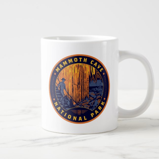 Mammoth Cave National Park Large Coffee Mug (Right)