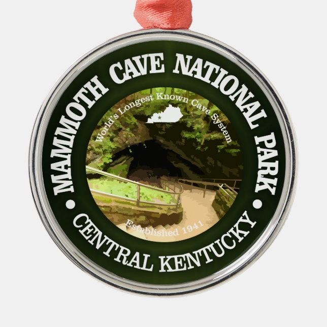 Mammoth Cave National Park Metal Ornament (Front)