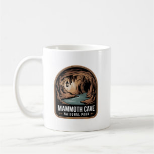 Mammoth Cave National Park Retro Badge Coffee Mug