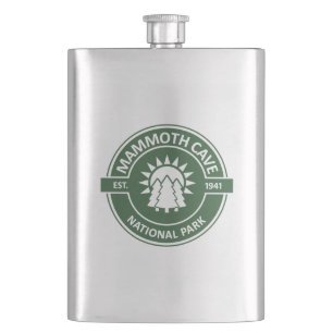Mammoth Cave National Park Sun Trees Hip Flask