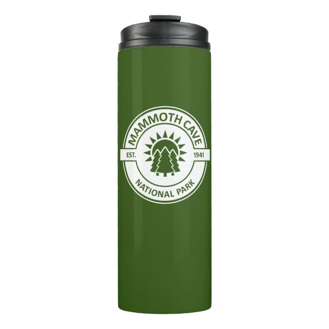 Mammoth Cave National Park Sun Trees Thermal Tumbler (Front)
