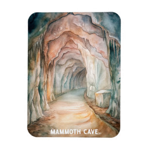 Mammoth Cave National Park Watercolor Magnet