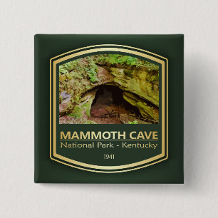 Mammoth Cave NP (PF1) 2 Inch Square Button