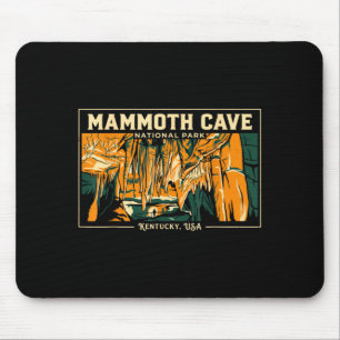Mammoth cave vintage national park adventure mouse pad