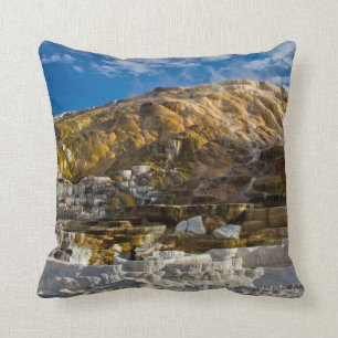 Mammoth Hot Spring Throw Pillow