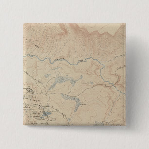 Mammoth Hot Springs and Vicinity 2 Inch Square Button