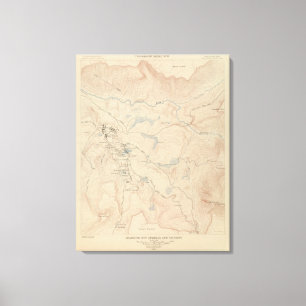 Mammoth Hot Springs and Vicinity Canvas Print