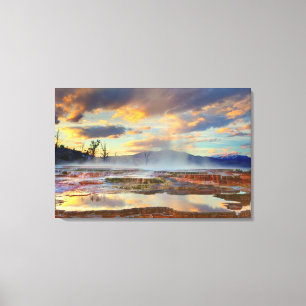 Mammoth Hot Springs Canvas Print