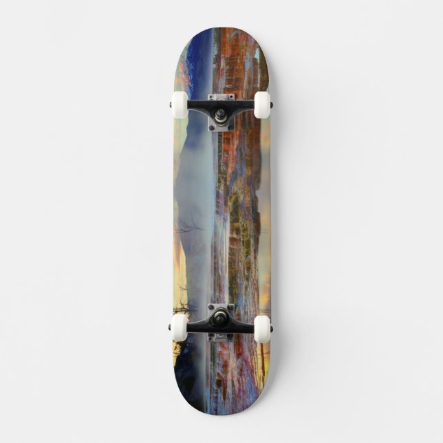 Mammoth Hot Springs Skateboard (Front)