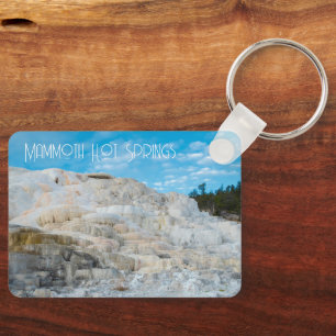 Mammoth Hot Springs Yellowstone National Park Keychain