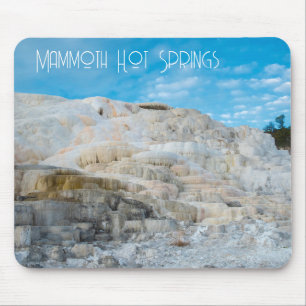 Mammoth Hot Springs Yellowstone National Park Mouse Pad