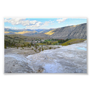 Mammoth Hot Springs, Yellowstone National Park Photo Print