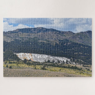 Mammoth Hot Springs, Yellowstone National Park, WY Jigsaw Puzzle