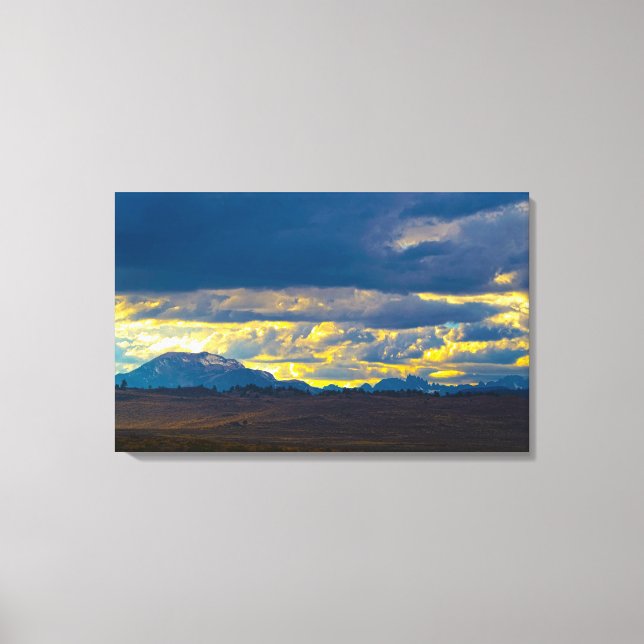 Mammoth Lakes Area HDR Canvas Print (Front)