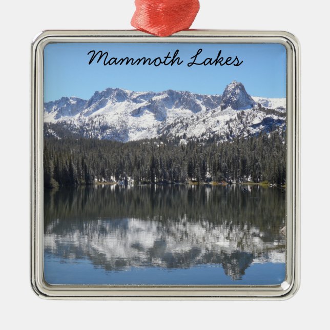 Mammoth Lakes, CA Metal Ornament (Front)