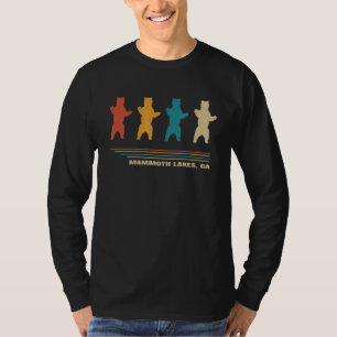 Mammoth Lakes California Vintage Bear Ca Hike Retr T-Shirt