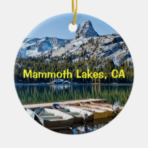 Mammoth Lakes Keepsake Ceramic Ornament