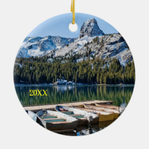 Mammoth Lakes, Lake George, Keepsake Ceramic Ornament