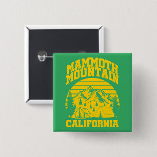 Mammoth Mountain,California 2 Inch Square Button