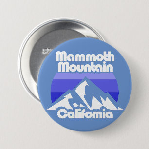 Mammoth Mountain California 3 Inch Round Button