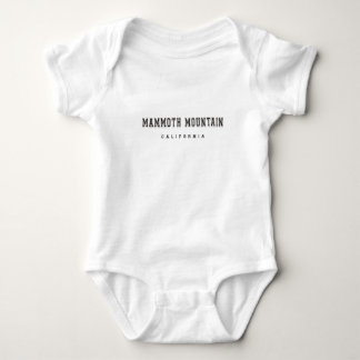 Mammoth Mountain California Baby Bodysuit
