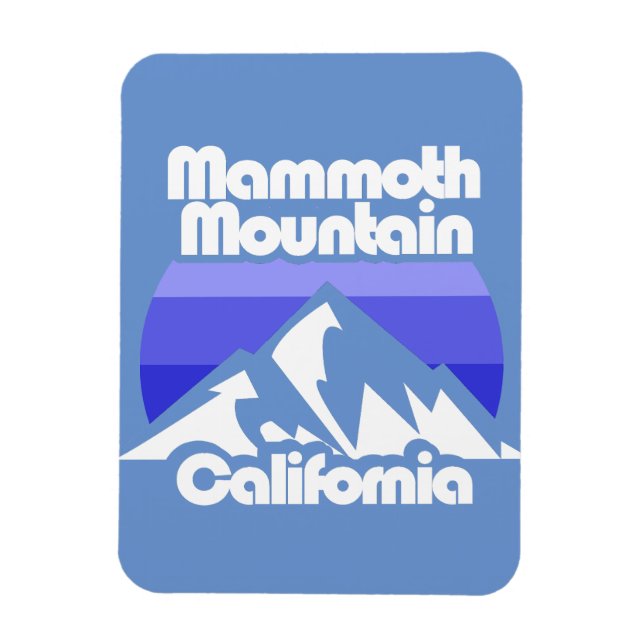 Mammoth Mountain California Magnet (Vertical)