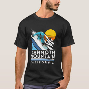 Mammoth Mountain California Snowboard  T-Shirt