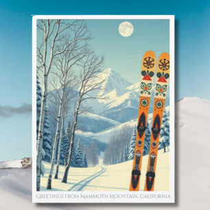 Mammoth Mountain California vacances ski Carte pos