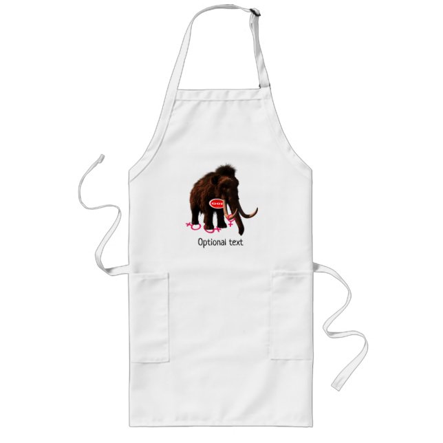 Mammoth New Mascot   Long Apron (Front)
