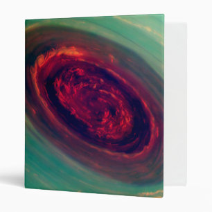 Mammoth Red Storm on Planet Saturn Binder