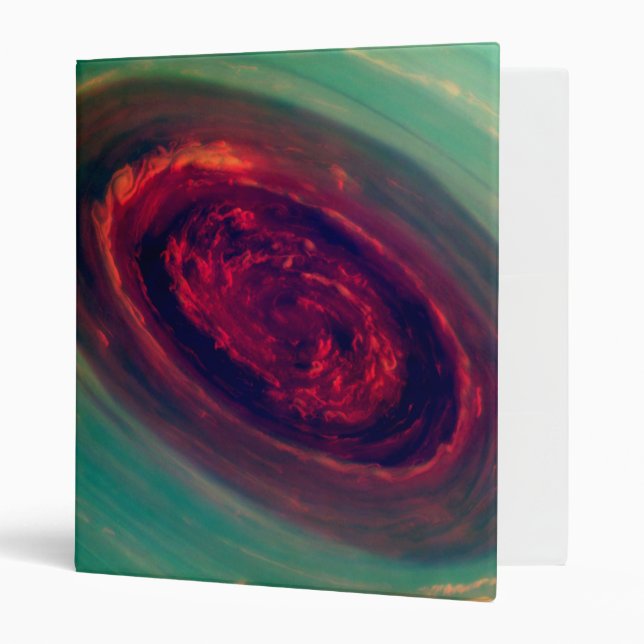Mammoth Red Storm on Planet Saturn Binder (Front/Inside)