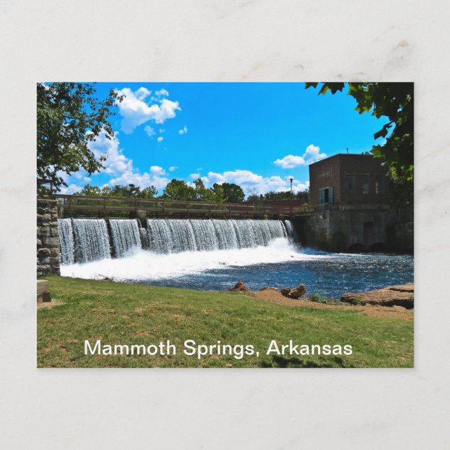 Mammoth Springs Arkansas Postcard (Front)