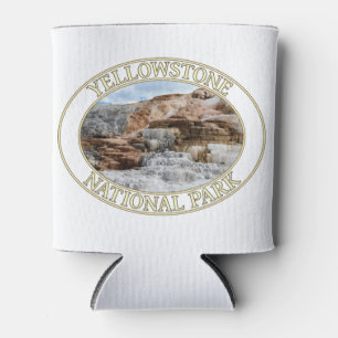 Mammoth Springs at Yellowstone National Park in WY Can Cooler